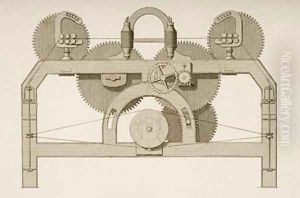 End elevation of a Throstle