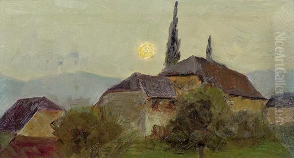 Gehoft In Abendstimmung - view 1