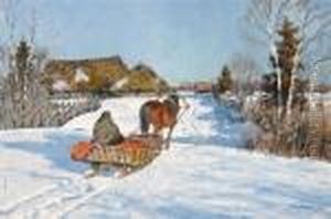 Sleigh Ride by Andrei Afanas Evich Egorov