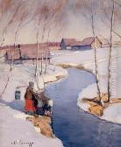 A Water Carrier In Winter