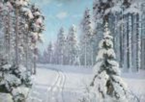 Verschneiter Wald - view 1