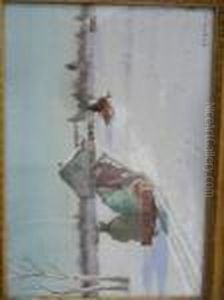 Traineau Dans La Neige by Andrei Afanas Evich Egorov