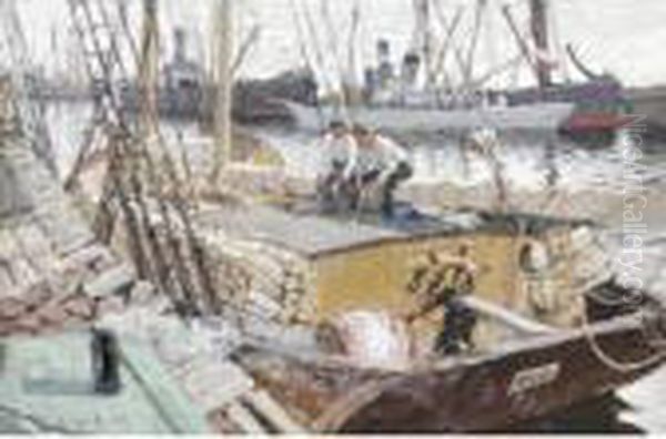 Sailors Resting In The Harbour - view 1