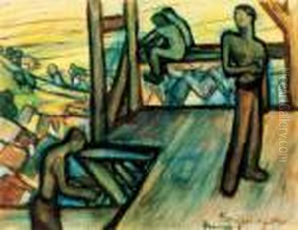 Landscape With The Painter (bruges) - view 1
