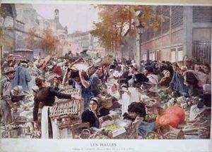 Les Halles 1893 by Lhermitte, Leon