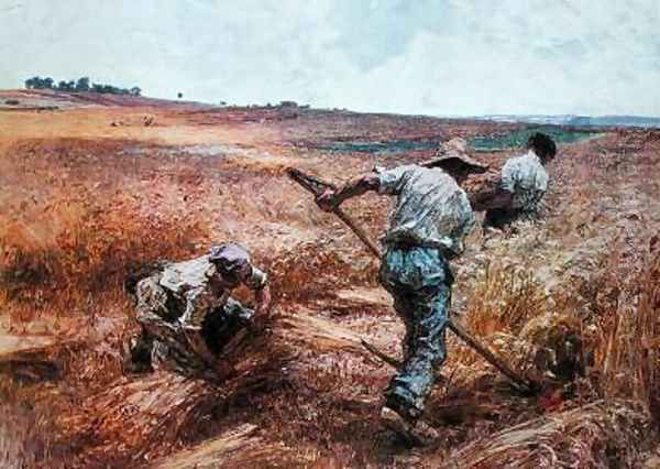 Harvesting Scene 1897 - view 1