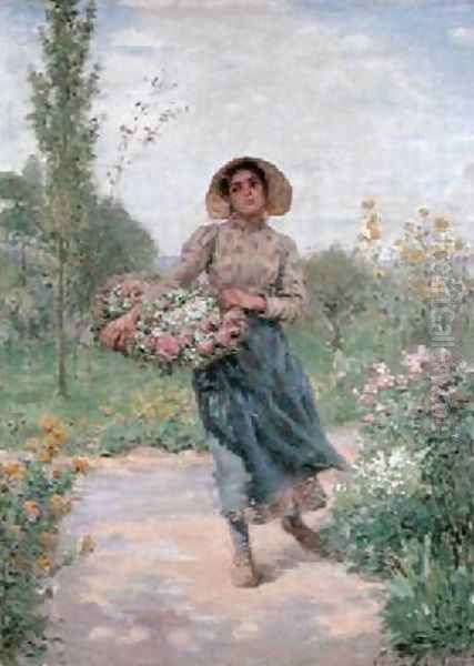 Picking flowers - view 1