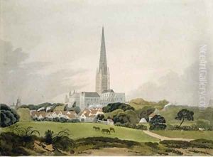 Norwich Cathedral by Robert Ladbrooke