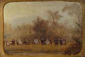 In Central Park by Louis Michel Eilshemius