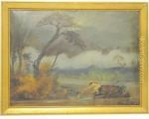 Landscape With Two Nude Bathers