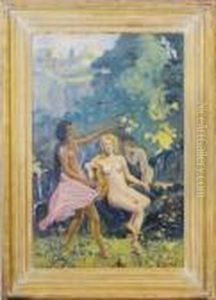 Nymphs Of The Forest by Louis Michel Eilshemius