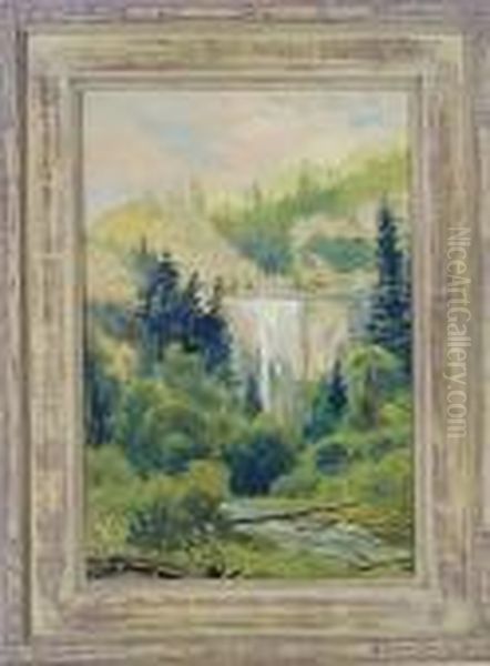 The Waterfall, Adirondacks by Louis Michel Eilshemius