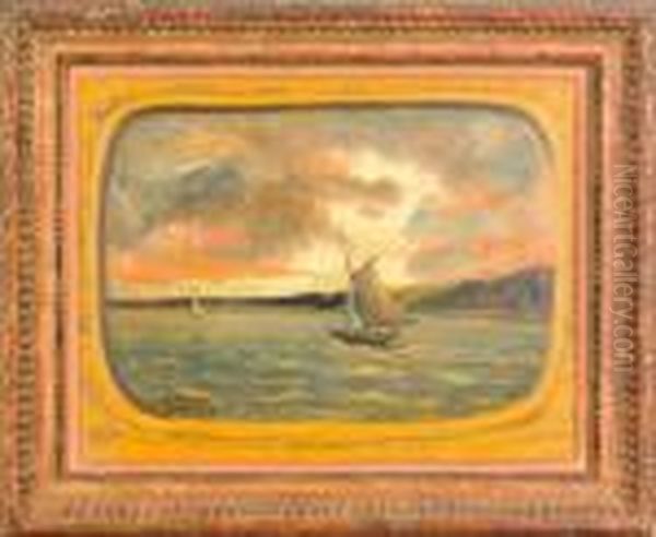 Coastal Scene With A Ship - view 1