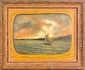 Coastal Scene With A Ship