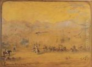 American, - North Africanscene by Louis Michel Eilshemius