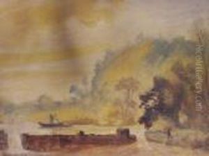 Overflow, Adirondack Lake by Louis Michel Eilshemius