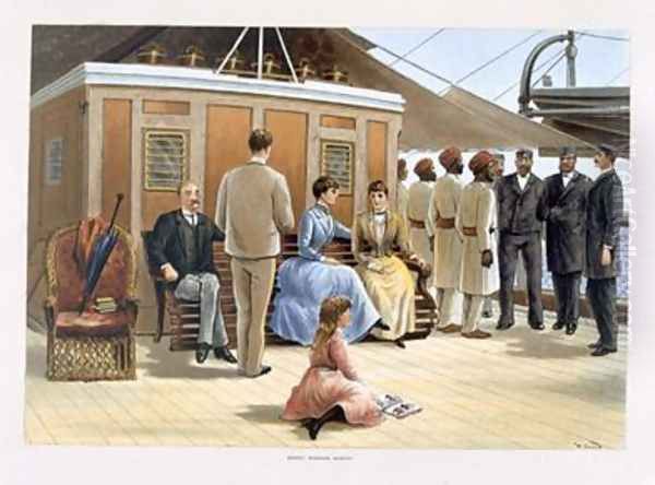In the Indian Ocean from P and O Pencillings - view 1