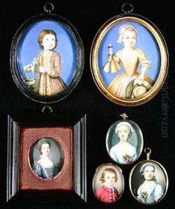 Portrait Miniatures by Bernard III Lens