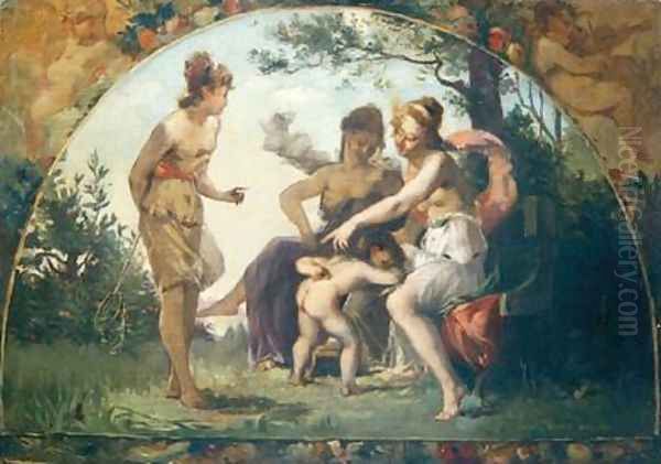 Female Nudes with Cupid 1876 - view 1