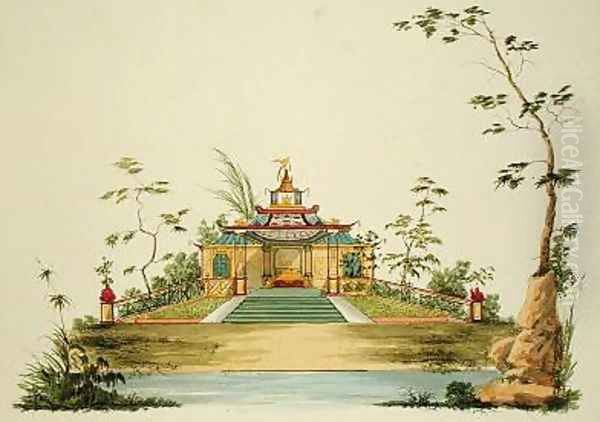 Design for a Chinese Temple 2 - view 1
