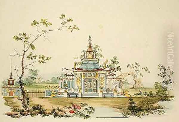 Design for a Chinese Temple - view 1