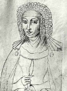 Marguerite de France 1310-82 by Jacques Le Boucq
