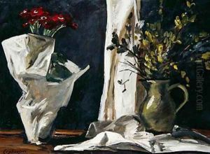 Still Life with Catkins by Karl Leyhausen