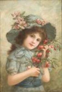 Portrait De Jeune Fille Aux Cerises Portrait De Jeune Fille Aux Cerises