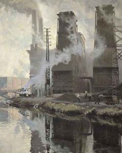 Power Station at Croix-Wasquehal by Hippolyte Lety
