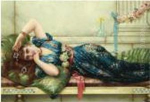 Reclining Odalisque by Eisman Semenowsky