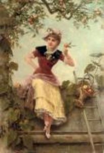 Picking Apples by Eisman Semenowsky