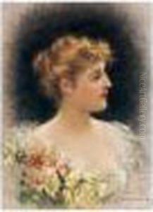 Portrait Of A Lady by Eisman Semenowsky