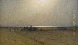 Olandskt Landskap I Soldis by Per Ekstrom