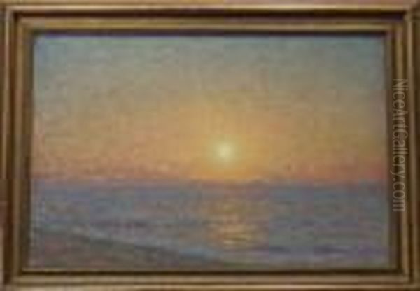 Solnedgang Over Hav. - view 1