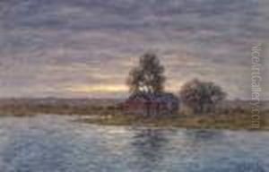 Hus Vid Sjo by Per Ekstrom
