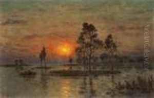 Solnedgang, Oland by Per Ekstrom