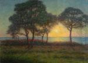 Solnedgang Over Oland by Per Ekstrom