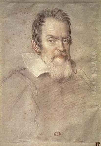 Portrait of Galileo Galilei 1564-1642 Astronomer and Physicist by Ottavio Leoni