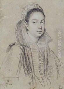 Portrait of a Lady by Ottavio Leoni