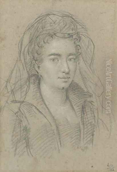 Portrait of a woman, bust-length - view 1
