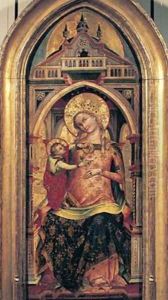 The Virgin and Child 1372 by Veneziano Lorenzo
