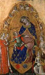 The Marriage of St Catherine 1358 by Veneziano Lorenzo