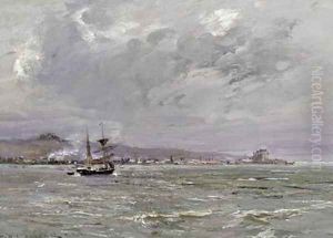 Dundee and Broughty Ferry from the South by William Bradley Lamond