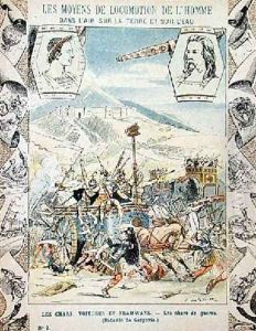Gaulish war chariots at the Battle of Gergovia by E. Letellier