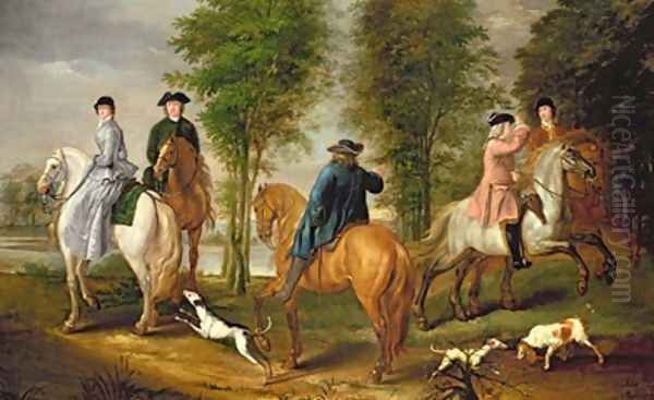 Family Hunting Party 1756 - view 1