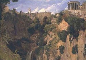 Temple of the Sibyl Tivoli by William James Linton
