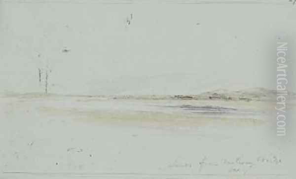 Sands from Duddon railway bridge - view 1