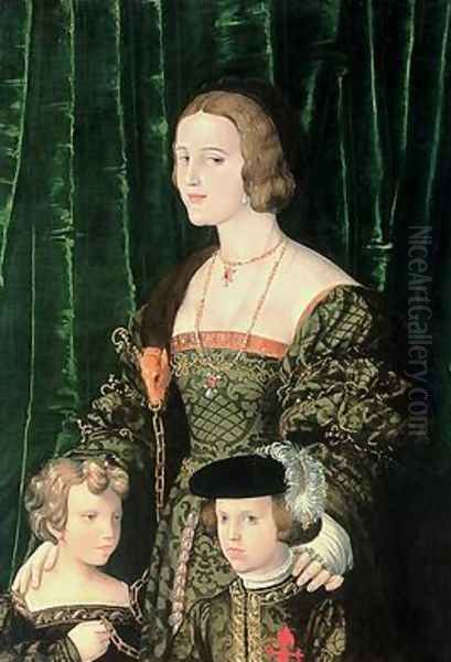 Joanna the Mad of Castille 1479-1555 the Young Charles V 1500-58 and his sister - view 1