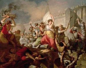 Jeanne Hachette at the Siege of Beauvais in 1472