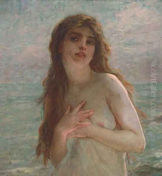 A maiden on the shore - view 1